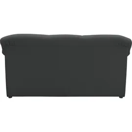 DOMO collection 3-Sitzer Couch Polyester Grau