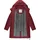 Ragwear Damen, Wasserdichter Wintermantel mit Bindegürtel und Kapuze Horatia Warm YOUMODO Wine Red Gr. S (36), weinrot, Obermaterial: 100% Polyester. Innenfutter: 100% Polyester. Wattierung: 100% Polyester, tailliert ca.