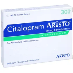 Citalopram Aristo 30 mg Filmtabletten 50 St
