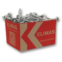 Klimas Spanplattenschr.5x80 Senkkopf hell verz.TORX KLIMAS