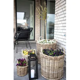 House Nordic Caor Aufbewahrungskorb 50 x 50 x 50 cm Braun