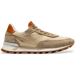 Nomad Society für Herren. NB2MS110 Schuhe Veloce Water Washed braun (41), Wohnung, Schnürsenkel, Lässig, Nachhaltig