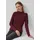 s.Oliver Geripptes Longsleeve im Slim Fit mit Stehkragen - rot - 48