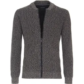 CasaModa Strickjacke "CASAMODA Strickjacke uni", Herren, Gr. 4XL, braun, 97% Baumwolle, 3% Polyamid, Strickjacken Strickjacke