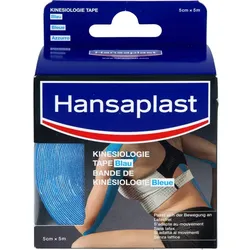 HANSAPLAST Sport Kinesiologie Tape 5 cmx5 m blau 1 St.