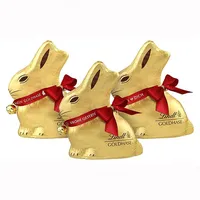 Lindt Goldhase individualisiert aus Alpenvollmilch Schokolade 100g