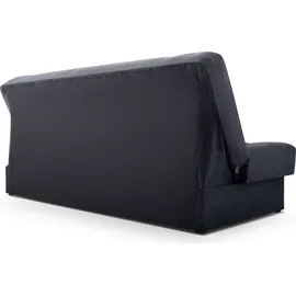 moeblo Schlafsofa CYPRUS – Sofa Kippsofa Klappsofa Click-Clack Couch für Wohnzimmer Federkern Sofagarnitur Polstersofa mit Bettkasten und Schlaf... - Beige/Weiß