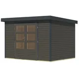 Karibu Gartenhaus Hollywood 2,00 x 2,00 m Grau