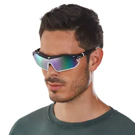 YEAZ Sport-Sonnenbrille schwarz/weiß/lila SUNRAY