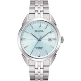 Mechanishe Bulova Versilbert/Stahl Kollektion Sutton - mann