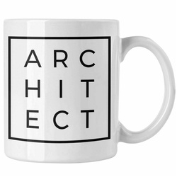 Trendation Tasse Trendation – Architekt Geschenke Tasse Lustig Kaffeetasse mit Spruch Architektur Architekten Geschenkidee Spruch Sprüche Lustige Tasse weiß