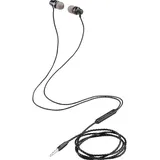Renkforce RF-IE-JH01 Telefon In Ear Headset kabelgebunden Schwarz Fernbedienung