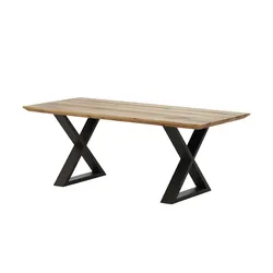 Woodford Massivholztisch  Pantheon , holzfarben , Maße (cm): B: 100 H: 76