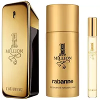 Paco Rabanne 1 Million Eau de Toilette 100 ml + Deo Spray 150 ml + Eau de Toilette 10 ml Geschenkset 1
