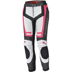 Held Rocket 3.0 Kvinnors motorcykel läder jacka, svart-vit-rosa, 36 pordonne