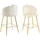 SalesFever Barhocker 2er-Set beige
