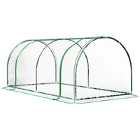 Outsunny Gewächshaus Metall Grün Folie 100 mm 2 m2