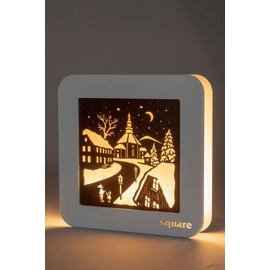 Weigla LED-Bild »Square - Standbild Seiffen, (1 St.), mit Timer