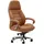 KADIMA DESIGN Chefsessel Echtleder Caramel