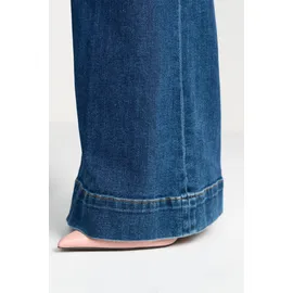 richroyal Weite Jeans NOS MR SC F Blue Hoher Bund, weites Bein, dezente Waschung blau 32