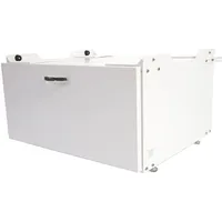Mendler Waschmaschinenunterschrank HWC-E50, Sockel Podest Erhöhung Untergestell, Schublade 33x61x52cm ~ weiß