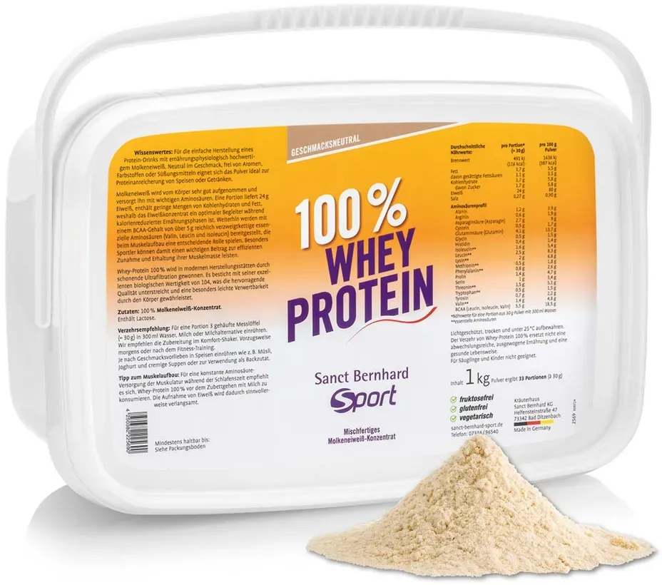 Protéines Whey à  100 % - 1 kg