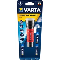 VARTA Taschenlampe F10 Outdoor Sports mit 3 AAA Batterien