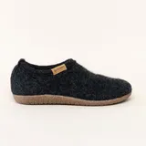 Gottstein Filz-Hausschuh Alpine Midcut RU für Damen & Herren Größe 37 | Farbe charcoal - charcoal - 37