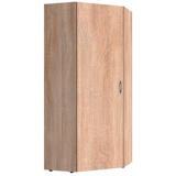 WIMEX Eckschrank Multiraumkonzept Holzoptik Braun Eiche Sägerau