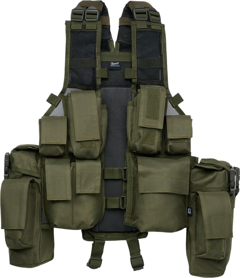 Brandit Tactical Vest, groen Voorman