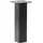 Ebb Barkonsole Capri gerade 50 x 50 mm, Höhe 170 mm, Aluminium schwarz