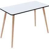 Paperflow Schreibtisch Micro Office Buche / Weiß