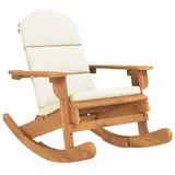 vidaXL Adirondack-Schaukelstuhl mit Kissen Massivholz Akazie