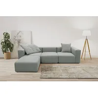 Home Affaire Ecksofa Gerrid L-Form", 301x69x193 cm Cord grau/hellgrau