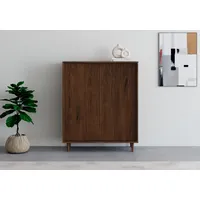 INOSIGN Highboard »Malmedy Front mit gefrästen Rillen«, Kommode Midischrank