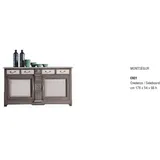 BIZZOTTO Sideboard 54 x 98 x 178 cm Grau
