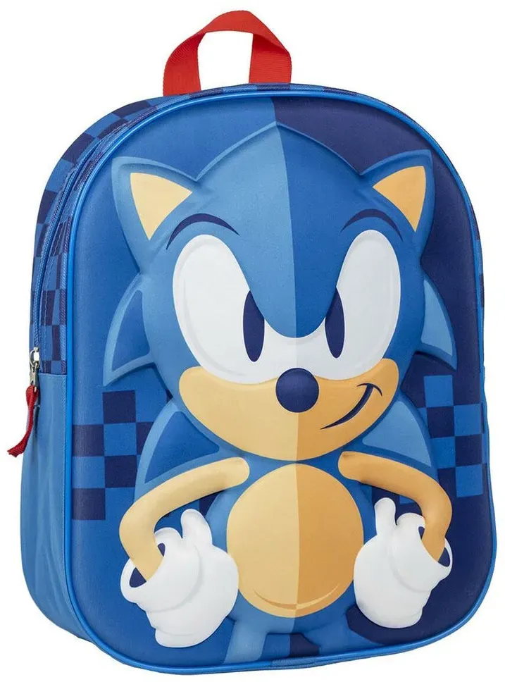 Schulrucksack Sonic Blau 25 x 31 x 10 cm – Perfekt für den Schulstart!