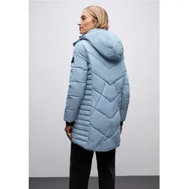 STREET ONE Steppjacke in Midi-Länge - Blau