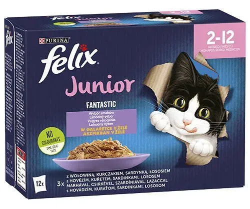 FELIX Fantastic Junior im Gelee, 12x85g (Rabatt für Stammkunden 3%)