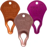 Tick Key Products, LLC Der Zecke Schlüssel für entfernen von Zecken 3 Pack (Multi)