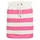 salzhaut Midirock Damen Gestreift Rosa/Sanftes Weiß 36
