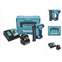 Makita DFN 350 RGJ Akku Stauchkopfnagler 18 V 15 - 35 mm mit 2 x 6,0 Ah Akkus + Ladegerät