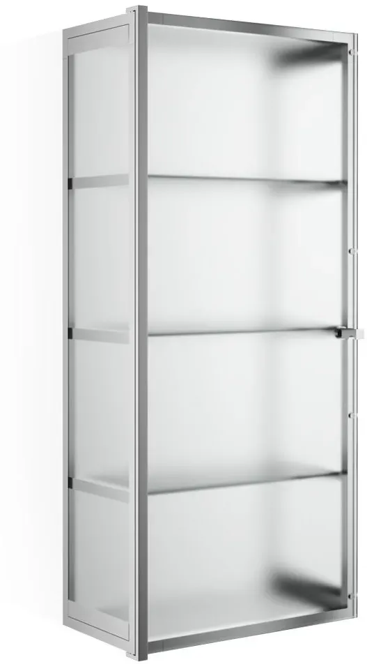 Decor Walther S 3 Glasschrank - Chrom