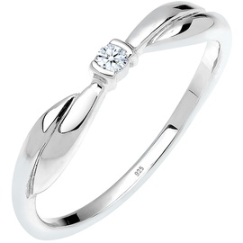 Elli DIAMONDS Schleife Verlobung Diamant 0.03 ct. 925 Silber
