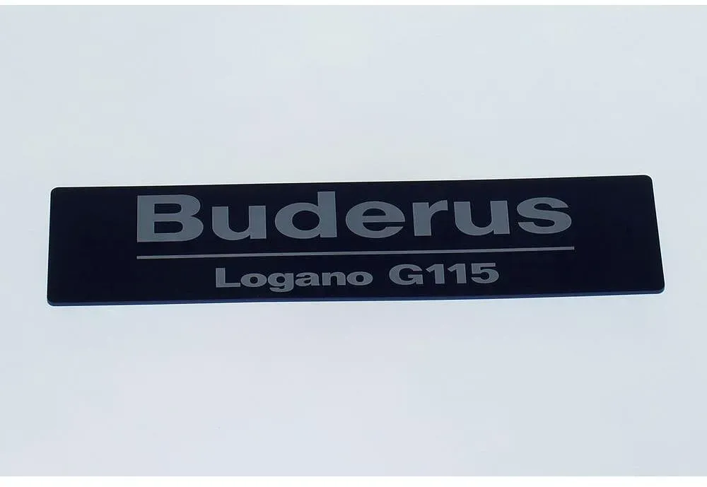 Geräteschild Logano G115 - 67902824