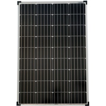 Solartronics Solarmodul 100 Watt 1000x675x30 Monokristallin Solarpanel Solarzelle 5 Busbars 12V