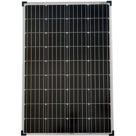 Solartronics Solarmodul 100 Watt 1000x675x30 Monokristallin Solarpanel Solarzelle 5 Busbars 12V
