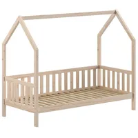 58 aufm Kessel Hausbett Kandace 90 x 200 cm Kiefer massiv natur braun