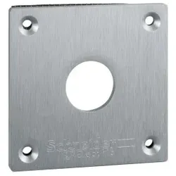 Schneider Electric XAPE301 Einbauplatte, XAP-E, Metall, 1 Bohrung
