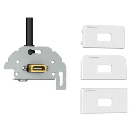 Kindermann Anschlussblende HDMI 90° 7456000582 0,5 m Weiß